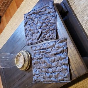 Donating!!! 2 Purple Silk Z Gallerie Pillow Shams